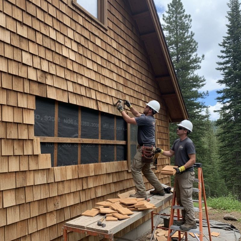 Cedar Shingle Siding Repair